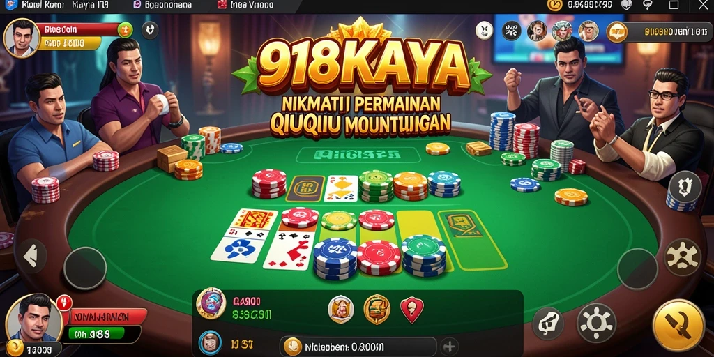 Tampilan gameplay menarik dari 918KAYA QiuQiu