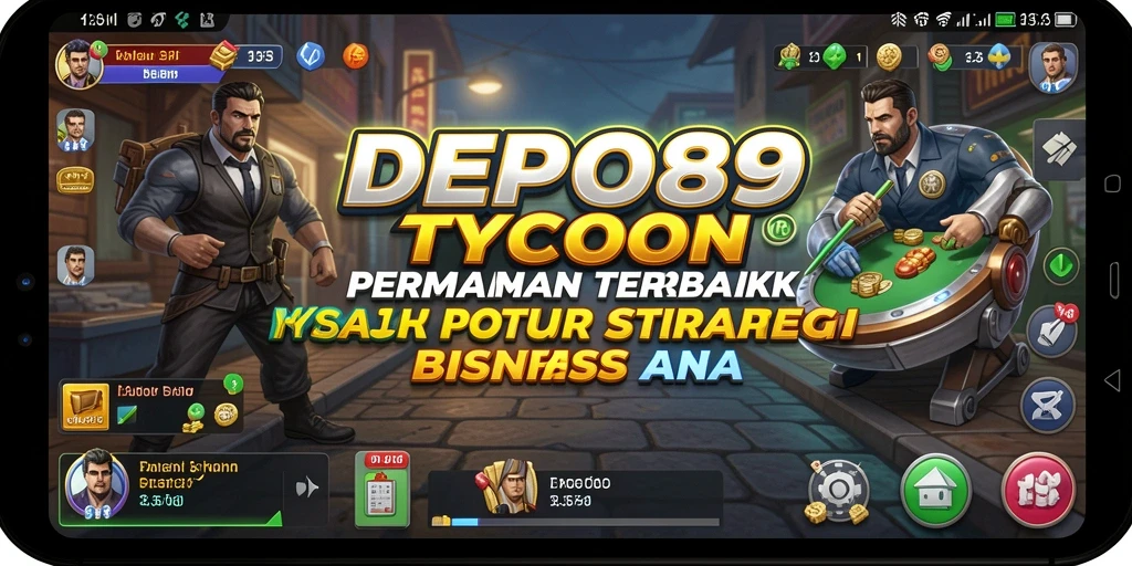Tampilan gameplay menarik di DEPO89 yang menggambarkan strategi bisnis.