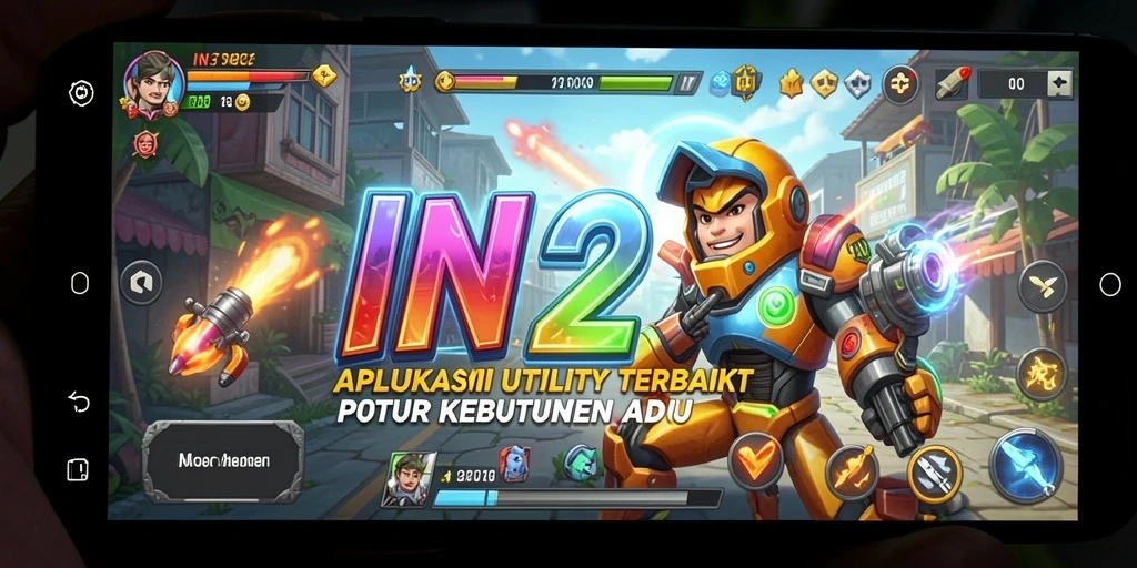 Tampilan antarmuka utama IN22 yang intuitif dan mudah digunakan.