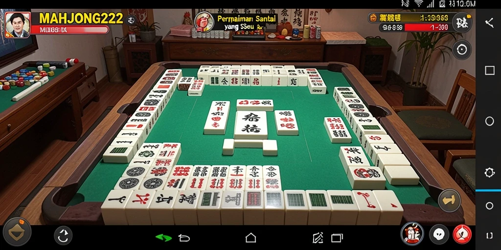 Menampilkan gameplay menantang MAHJONG222 yang seru.