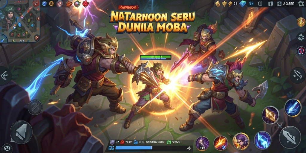 Screenshot menampilkan gameplay seru N32 dalam pertarungan tim.