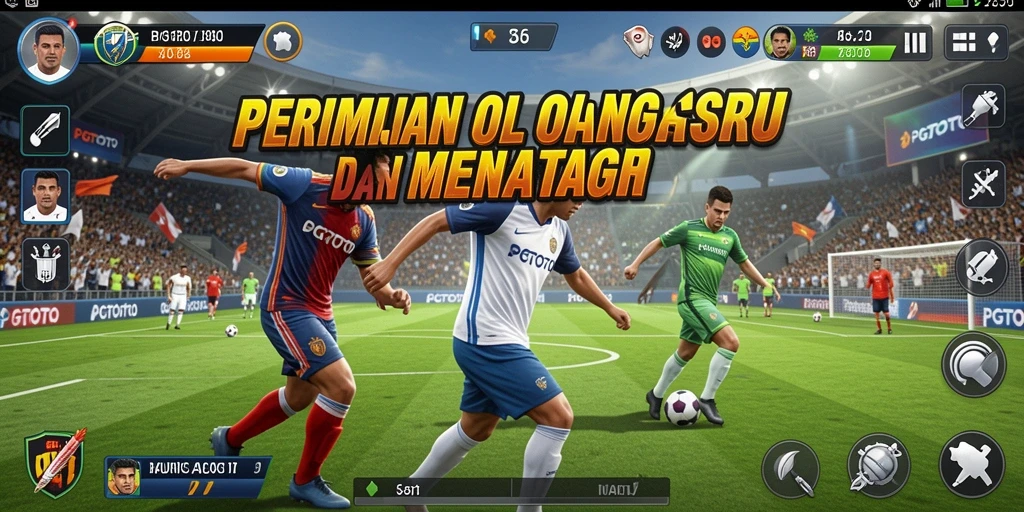 Tampilan gameplay seru PGTOTO yang menampilkan pertandingan olahraga.