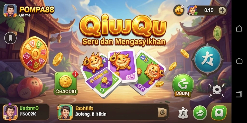 Screenshot gameplay POMPA88 menampilkan sesi permainan QiuQiu yang mengasyikkan.