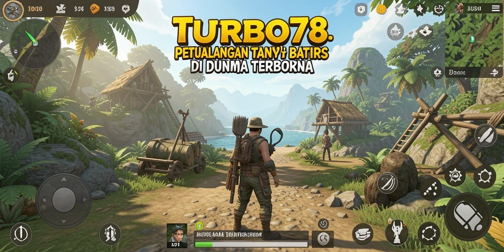 Screenshot dari gameplay Open World TURBO78 yang menampilkan petualangan mendebarkan.